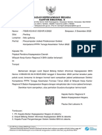DS - 708 - Penyampaian Jadwal Pelaksanaan Seleksi Kompetensi PPPK Nakes 2022 Ke Instansi