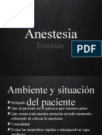 Anestesia