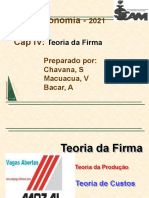 Teoria da Firma e Função de Produção