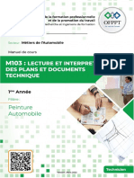 M 103 M.C Lecture Et Interprétation Des Plans Et Documents Techniques