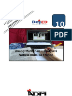 FIL10 Q1 Mod6 Nobela-mula-sa-France Version3