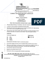 Chemistry June 2016 P1 Answered