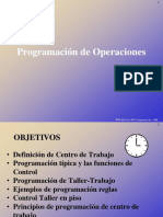 Programación de Operaciones
