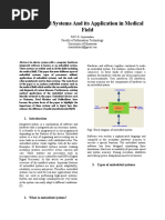 Embedded Systems and Its Application in Medical Field