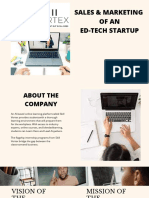 Sales & Marketing of An Ed-Tech Startup