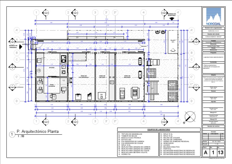 25-03-2022 Laboratorio Montecristo - Arq - 1 Planta Arq | PDF