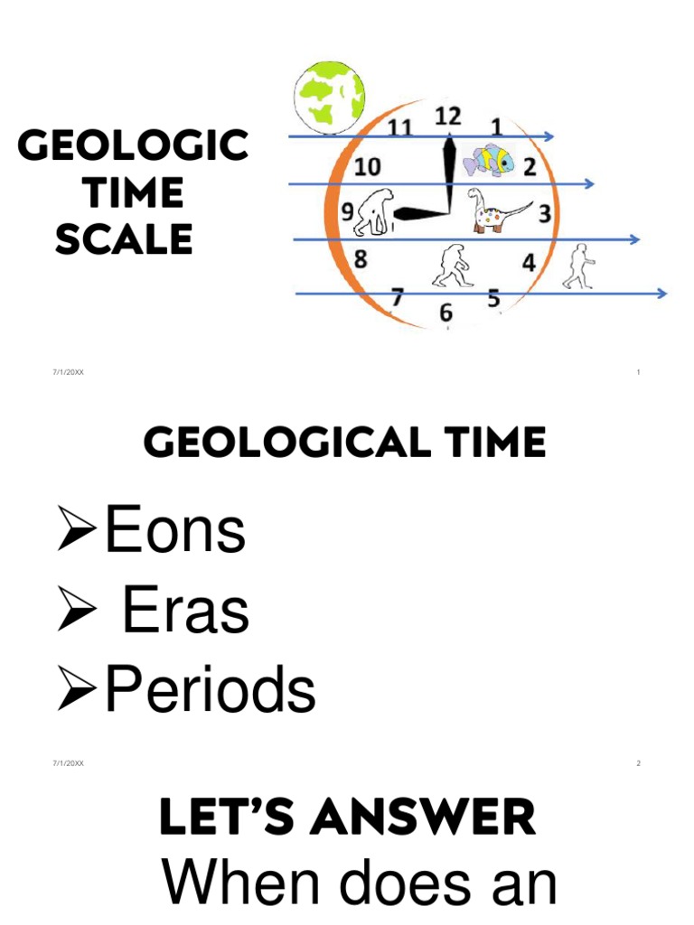 Geologic Time Scale A Guide to the Formation of Stratified Rocks