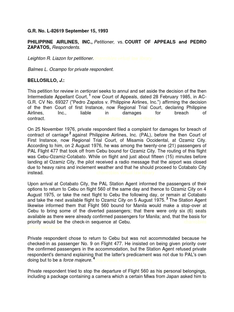 Court Rules on Airline's Liability for Stranded Passenger in Breach of