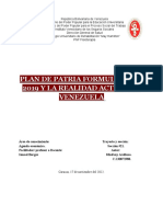 Plan de Patria Formulado en 2019 y La Realidad Actual en Venezuela