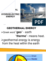 4 Geothermal and Hydroelectric Energy
