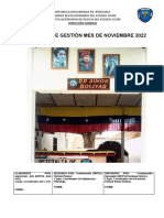 Informe de Gestion Noviembre