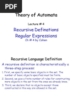 TOA - Lec4 Regular Expressions