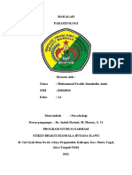Makalah Parasitologi Muhammad Fasekh Jamaludin Amin - E0020034 - 1a