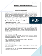 Sem 1 Principles of Management Module 1 Management Theories Section II