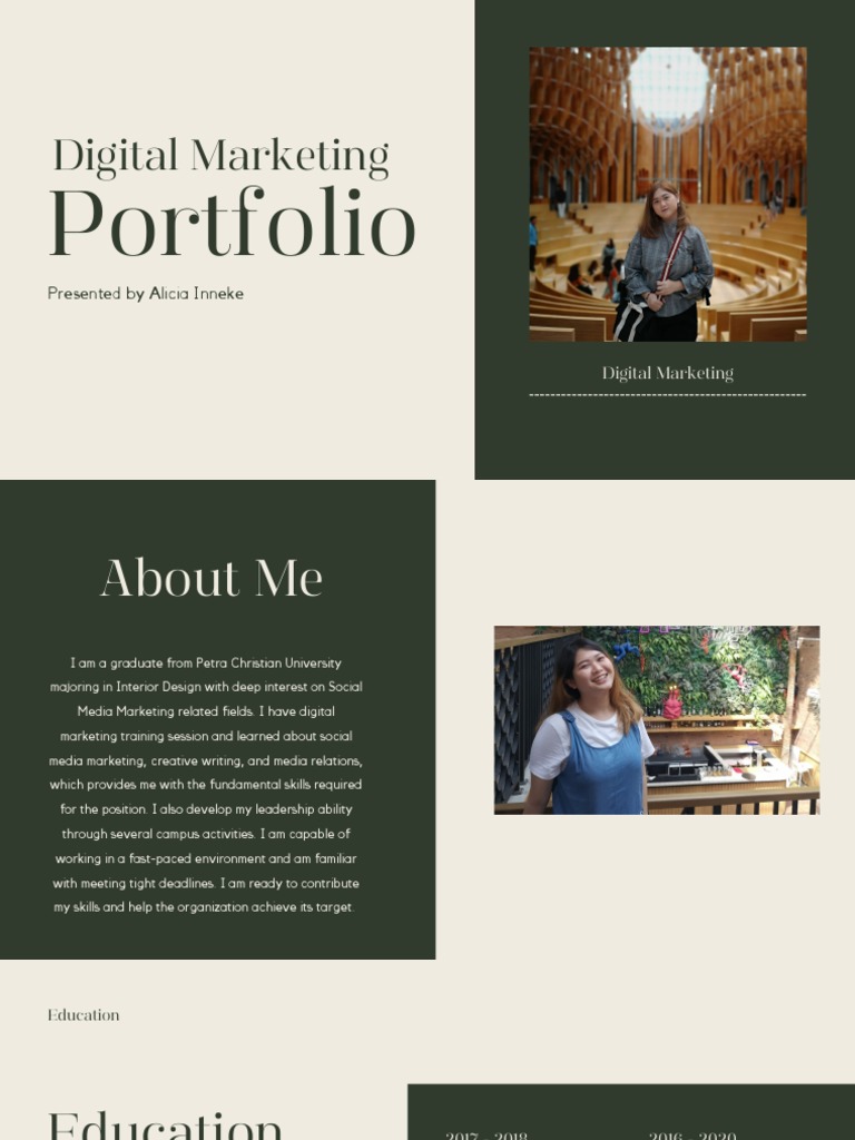 Digital Marketing Portfolio | PDF | Marketing | Digital Marketing