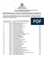 Classificação candidatos STT 12a RM