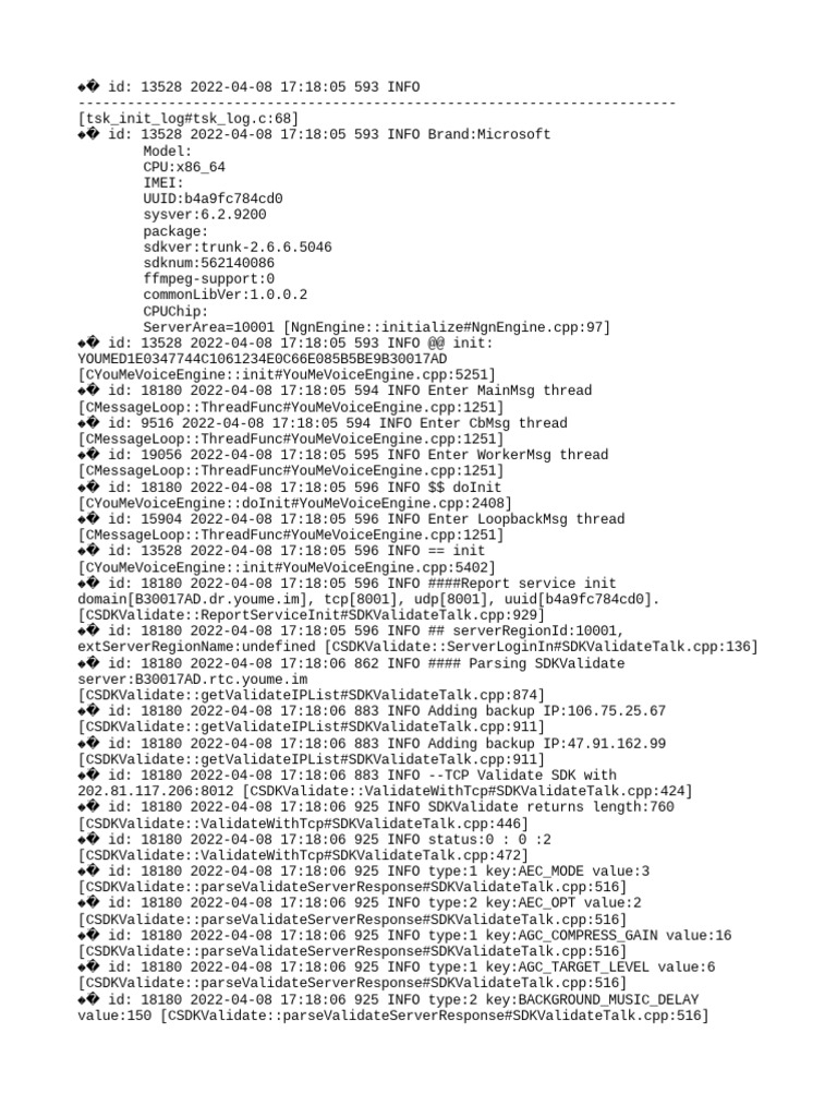 Microsoft youme voice engine log file pdf software internet