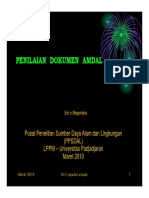 Penilaian Dok AMDAL - Maret 2010 Edit