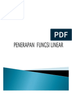 PTT Penarapan Fungsi Linier