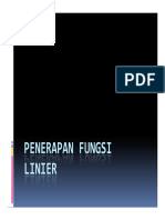 PTT Penarapan Fungsi Linier