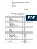 English Curriculum Plan for 8th Grade Classes A and B