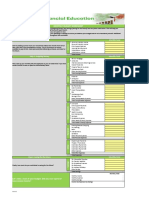 Budgeting Worksheet FinancialEducation