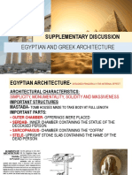 Egyptian Greek Architecture Supplementary Readings