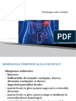 Curs 13 - Patologia Chirurgicală A Colonului, Rectului Şi Regiunii Ano-Rectale