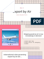 Week 5 - Export by Air (Procedure)