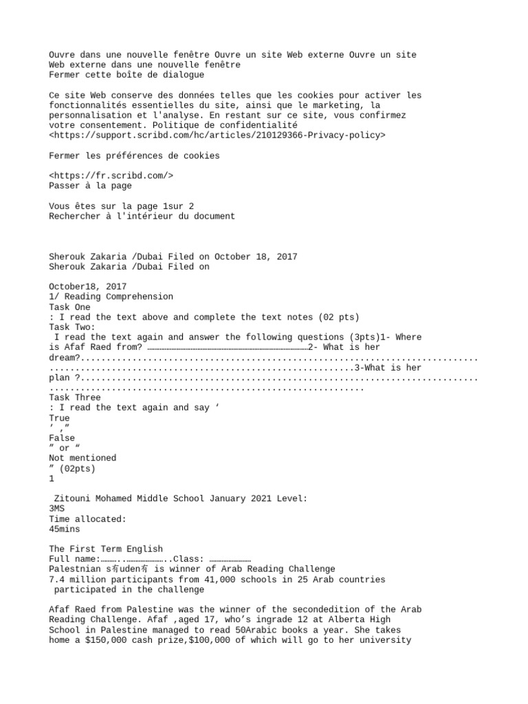 3ms English Test PDF Cognition Communication | PDF | English As A ...