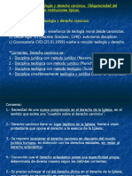 RELACIÓN DERECHO Y TEOLOGÍA. OBLIGATORIEDAD DEL DERECHO CANÓNICO E INSTITUCIONES TÍPICAS. Juan Pablo Faúndez Allier