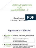 Sampling Distributions - 1