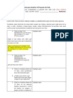 Matriz para Diseñar El Proyecto de Vida