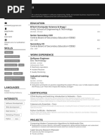 Sarthak's Resume