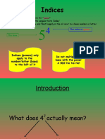 9.1 - Algebriac Expressions - Laws of Indices