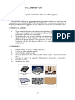 Experiment 3 Sieve Analysis Test