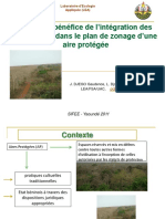 3 - DJEGO - PPT - Impact Et Bénéfice de L'intégration Des Plantes Dans Aires Protégées