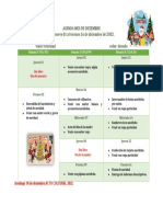 Agenda Mes de Diciembre