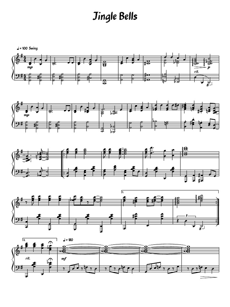 Jingle Bells Jazz Improv PDF