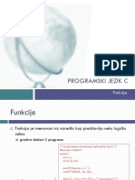 C/C++ Programski Jezik C: Funkcije