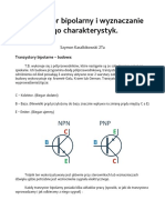 Sprawozdanie Tranzystory Bipolarne I Ich Charakterystyki