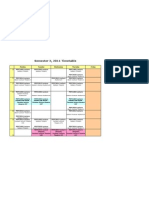 Lecture Timetable