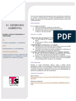 Geografía B3 S31. Deterioro ambiental