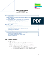 Antitrust in Health Care Markets - Day 3