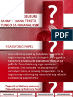 Reaksyong Papel