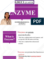 Biology 1 Quarter Enzyme Guide
