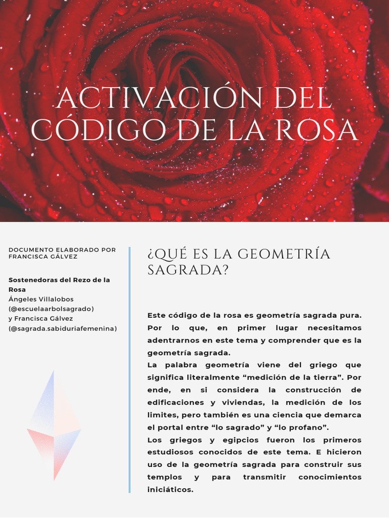 Activación del Código de la Rosa | PDF | Amor