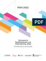 Guia para La Familiarizacion Con Pisa Digital 2022 para Coordinadores