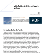 Toward A Particulate Politics Visibility and Scale in A Time of Slow Violence Electronic Book Review