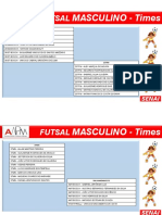 Times de Futsal